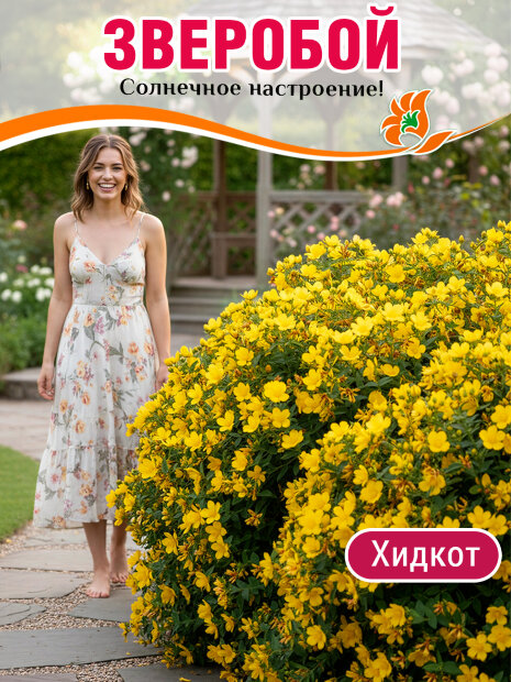 Зверобой Хидкот (кустарниковый) саженцы 